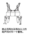 手拉葫蘆同時起吊圖